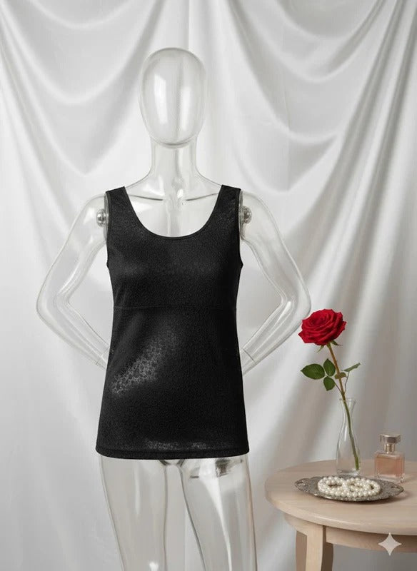 Pack of 3 Lace Camisole Tank Tops for Women – Premium Soft Stretch Innerwear, Elegant Floral Lace Design, Comfortable  Skin, Black & White