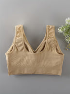 Shezaib  Pack of 3 Women's Seamless Wireless Comfort Bra – Soft Support Everyday Bralette 008