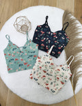 Shezaib Undergarments Beautiful Bloom Light Padded Adjustable Strap Cami Top 8632