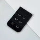 Pack Of 3 Elastic & Non Elastic Bra Extender – 3 Rows 2 Hooks  Increases Band Size Comfortably