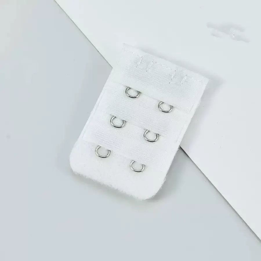 Pack Of 3 Elastic & Non Elastic Bra Extender – 3 Rows 2 Hooks  Increases Band Size Comfortably