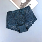 Shezaib Pack Of 3 Women’s Hollow-Out Lace Sexy High-Waist Embroidered Floral Transparent Comfortable panty