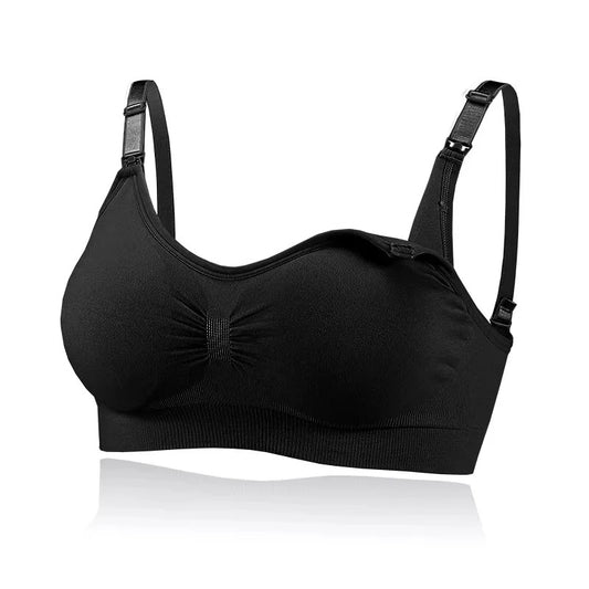 Shezaib Front Open Padded Seamless Maternity Nursing Bra – Cotton Comfort with Adjustable Straps & Back Hook 009