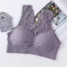 Pack of 3 Soft Lace Padded Bralette | Wireless Everyday Comfort