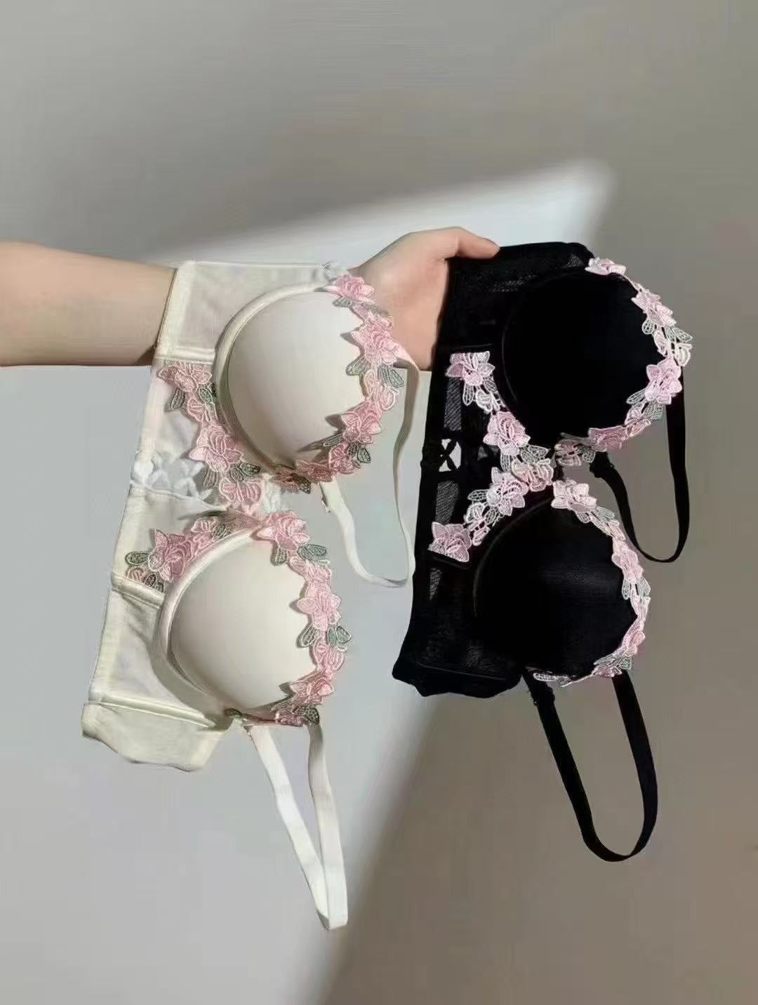 Flourish Green Blossom Lace Bra & Panty Set 115