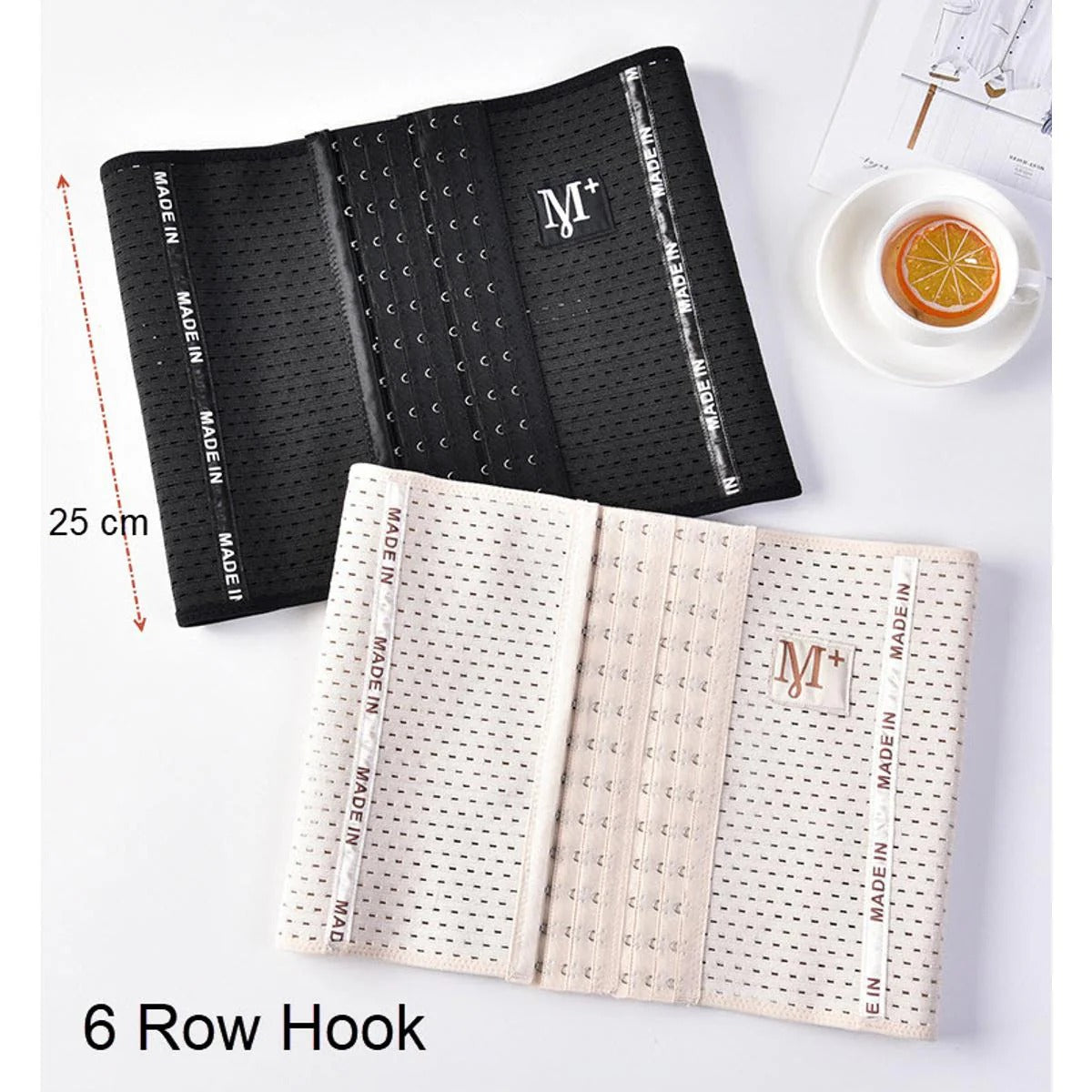 Shezaib Waist Trainer Corset – Adjustable Slimming Body Shaper M+