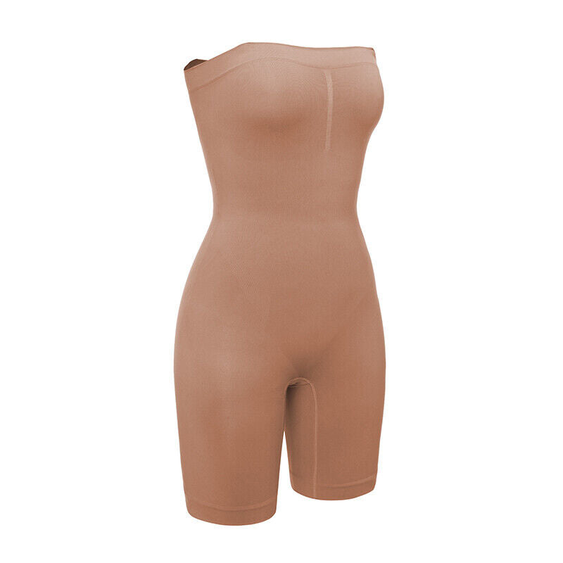 New High Quality Tummy Control Butt Lifter Seamless Body Shaper  Soft Bodysuit Removable Strap Shapewear Bodysuits for Women 3029