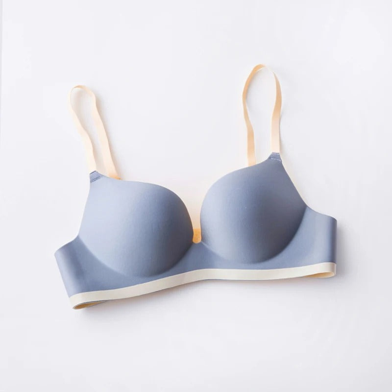 Shezaib Contrast Color Push Up Comfortable Seamless Padded T-Shirt Bra 009