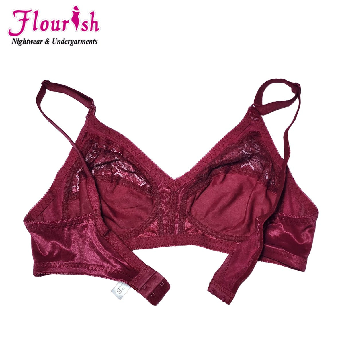 Flourish Nancy Bra Non Padded Non-wired Half Net attractive style Casual bra For Girls Wen