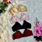 Shezaib pack of 4 cotton bliss non-padded bras in black, maroon, skin and pink colors, image 2