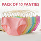 Shezaib Budget Pack Comfortable Cotton Brief Women Seamless Underwear Panties