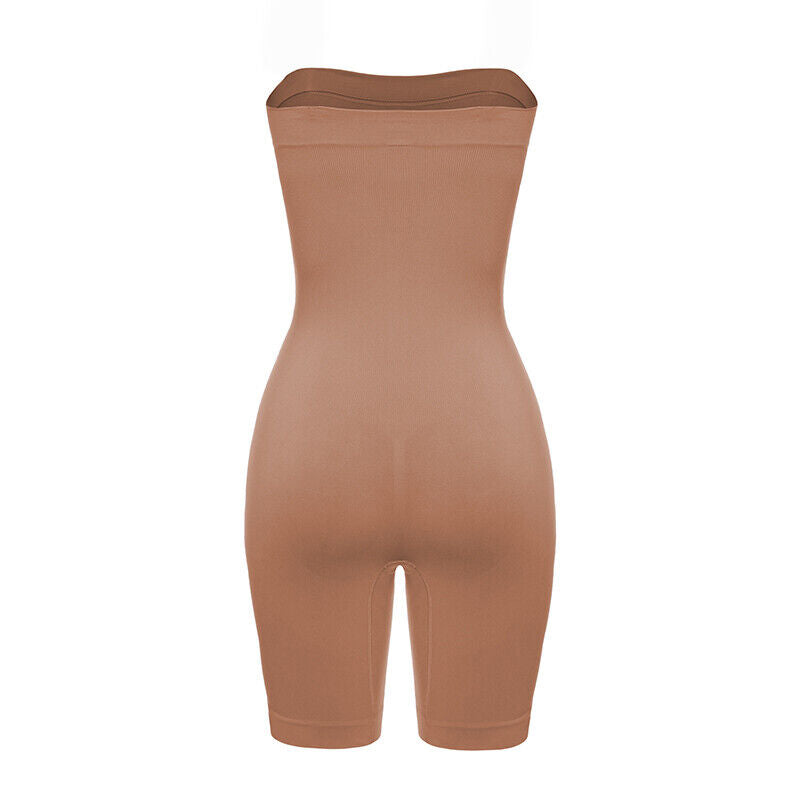 New High Quality Tummy Control Butt Lifter Seamless Body Shaper  Soft Bodysuit Removable Strap Shapewear Bodysuits for Women 3029