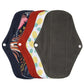 Shezaib women's reusable sanitary pads in different colors and design, image 2