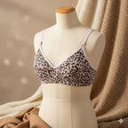 Shezaib Pack Of 3 Non Padded Leopard Print Cotton Bra – Everyday Comfort Fit