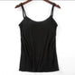 Padded Bra Shirt Women Tops Camisole With Integrated Bra 023