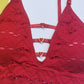 Women's Cut Out V-Neck Bra Set Beautiful Female Lingerie Breathable Sexy Underwear Fashion Bow Strap Underwear