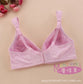 Double layered Seamless Front Button Front Open Non padded Bra-1302