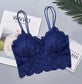 Lace V Neck Crochet Bralette Crop Tops Bra-621