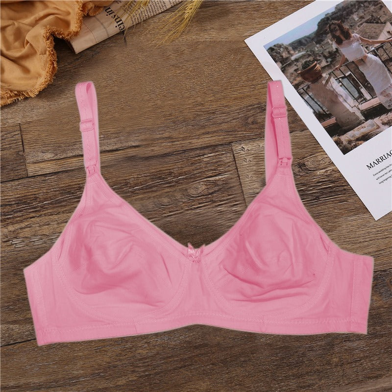Front Open Wireless Maternity Nursing & Feeding Cotton Jersey Bra-2118