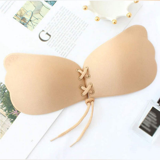 New Strapless Invisible Seamless Push Up Silicone Free Bra