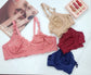 1pcs Non-Padded & Non-Wired Full Coverage & Transparent Bra A486