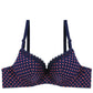 Perfect Lift Polka Doted Printed Padded Push-up Bra 298