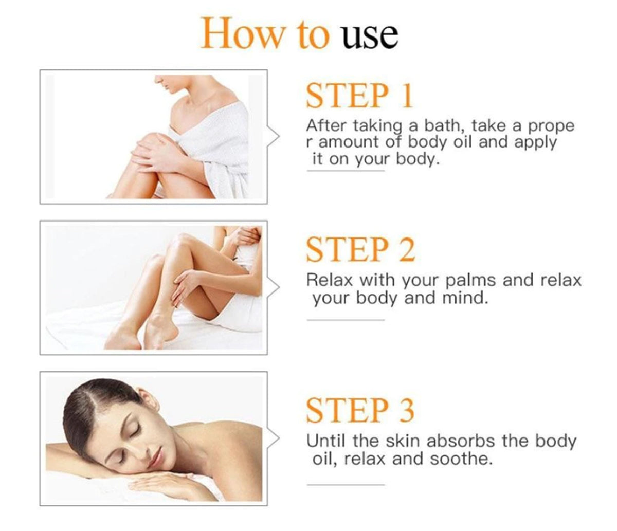 Skin Care Aloe Vera Miracle Whitening Body Massage Oil 100ml-DS5051