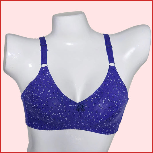 Galaxy Non-Padded & Non-Wired Full Cover Full Cotton  Bra 1019