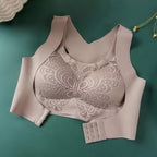 3D High Quality Too Soft & Comfortable Push Up Removable Padded full Back Support Sports Bra butterfly wings