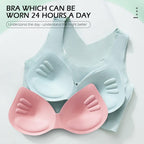 3D High Quality Too Soft & Comfortable Push Up Removable Padded full Back Support Sports Bra butterfly wings