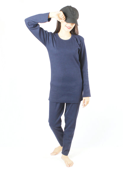 2pcs Mix Cotton Jersey Printed Lounge & Night Wear Pajama Suit For Women