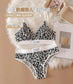 Shezaib Cute Printed Light Padded Adjustable Straps Bra set 8116