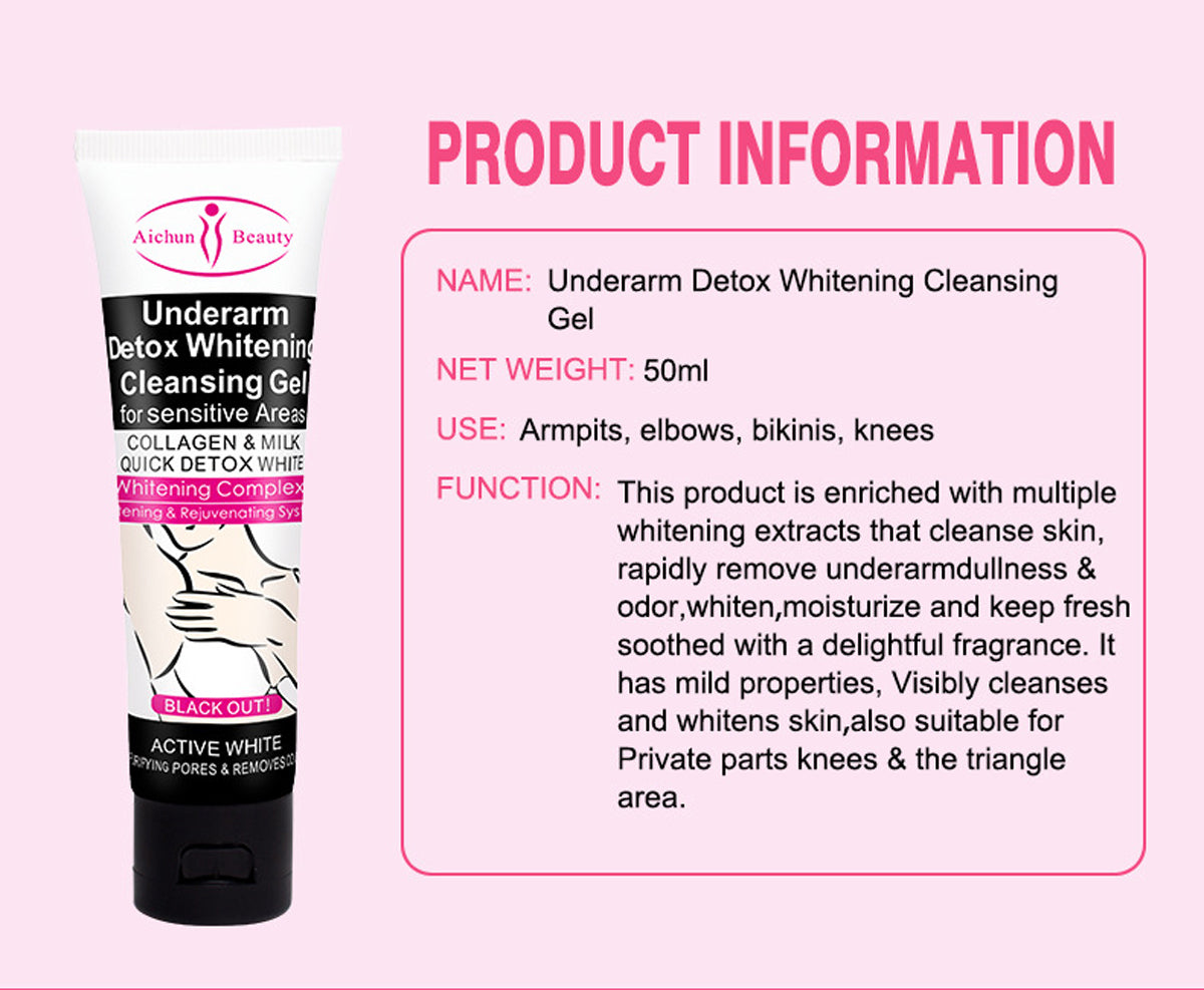 Underarm Cleansing Gel For Glowing Sensitive Areas-50ml AC218-9
