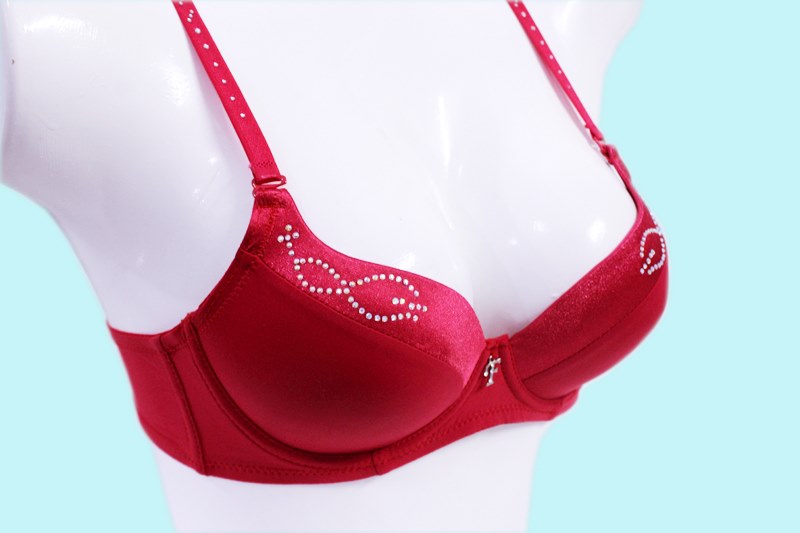 Women's Embraceable Push Up Bra In Red Size 34b 
