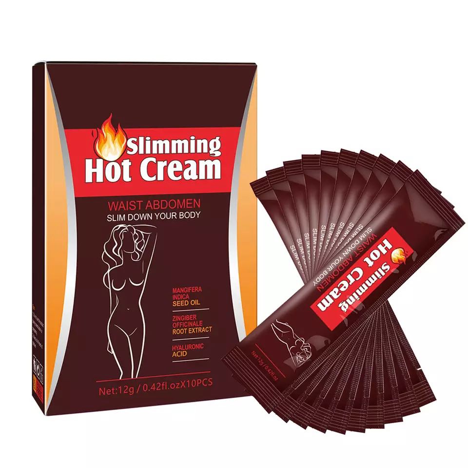 GUANJING 10Pcs Hot Cream Slimming Fat Burn Weight Loss Product Body Waist Slimming Cream GJ6011