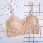 Shezaib 1  Pc Lace V Neck Crochet Bralette Crop Tops Bra-343