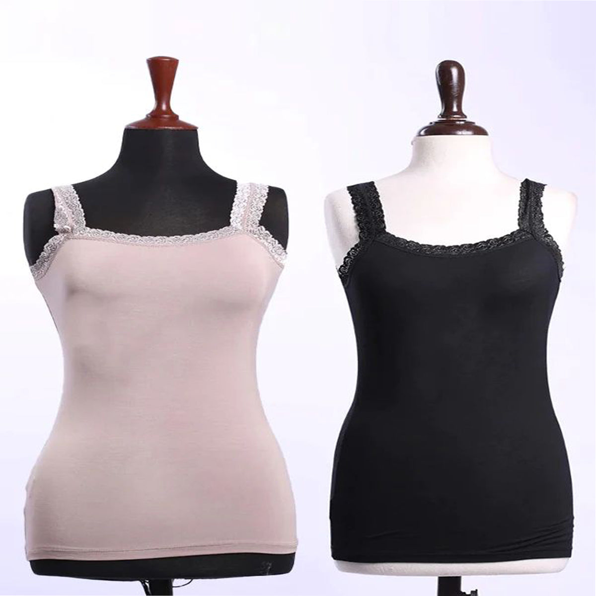 Pack of 2- Non Padded Cotton Camisole For Girls And  Women