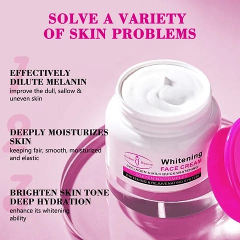 Aichun Beauty Collagen & Milk Moisturizing Face Cream 60ml - AC31873