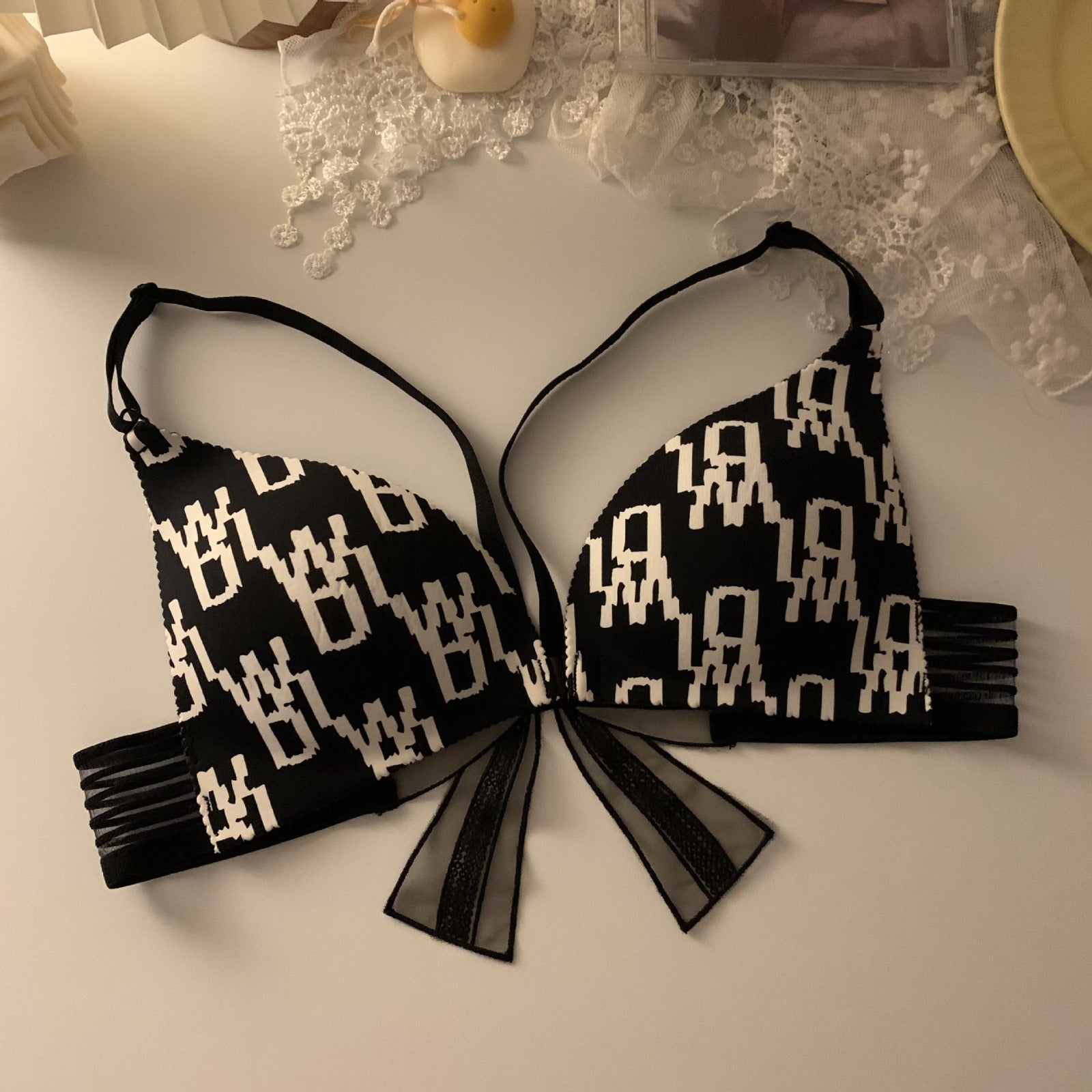 Shezaib Pack Of 2 Cute Back Butterfly Adjustable Straps Bra