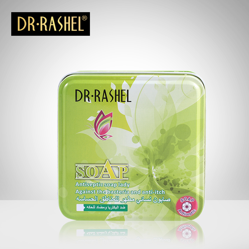 Dr.Rashel Antiseptic Soap & against the Bacteria & Anti Itch for Body and Private Parts for Girls & Women - 100gms
