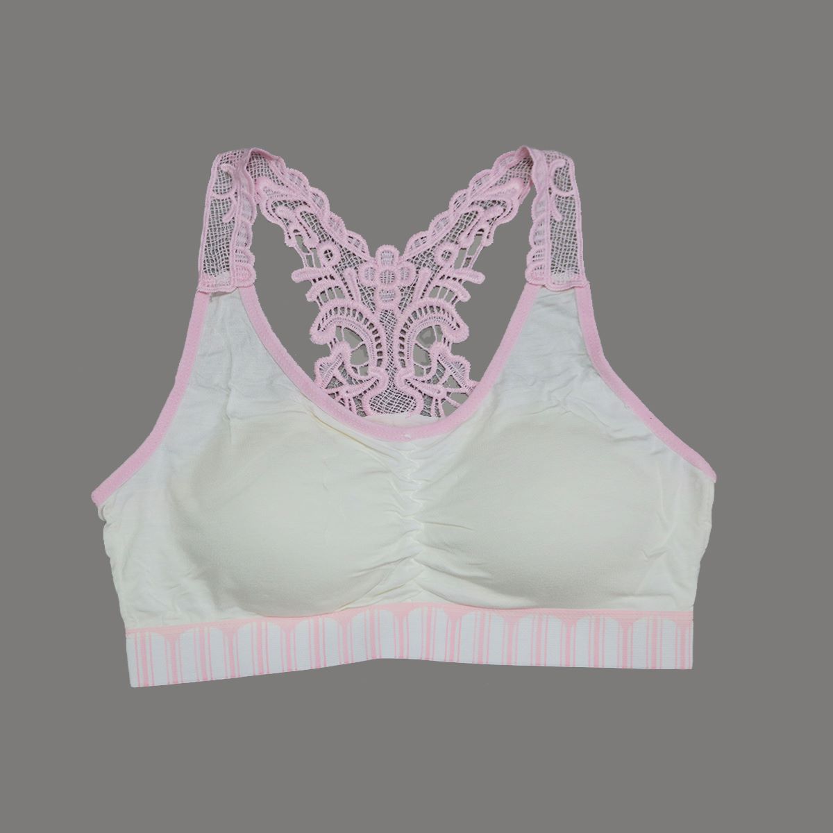 Pack Of 3 - Cotton Bra Vest For Girls Steel-Free Non Padded Bra-A25