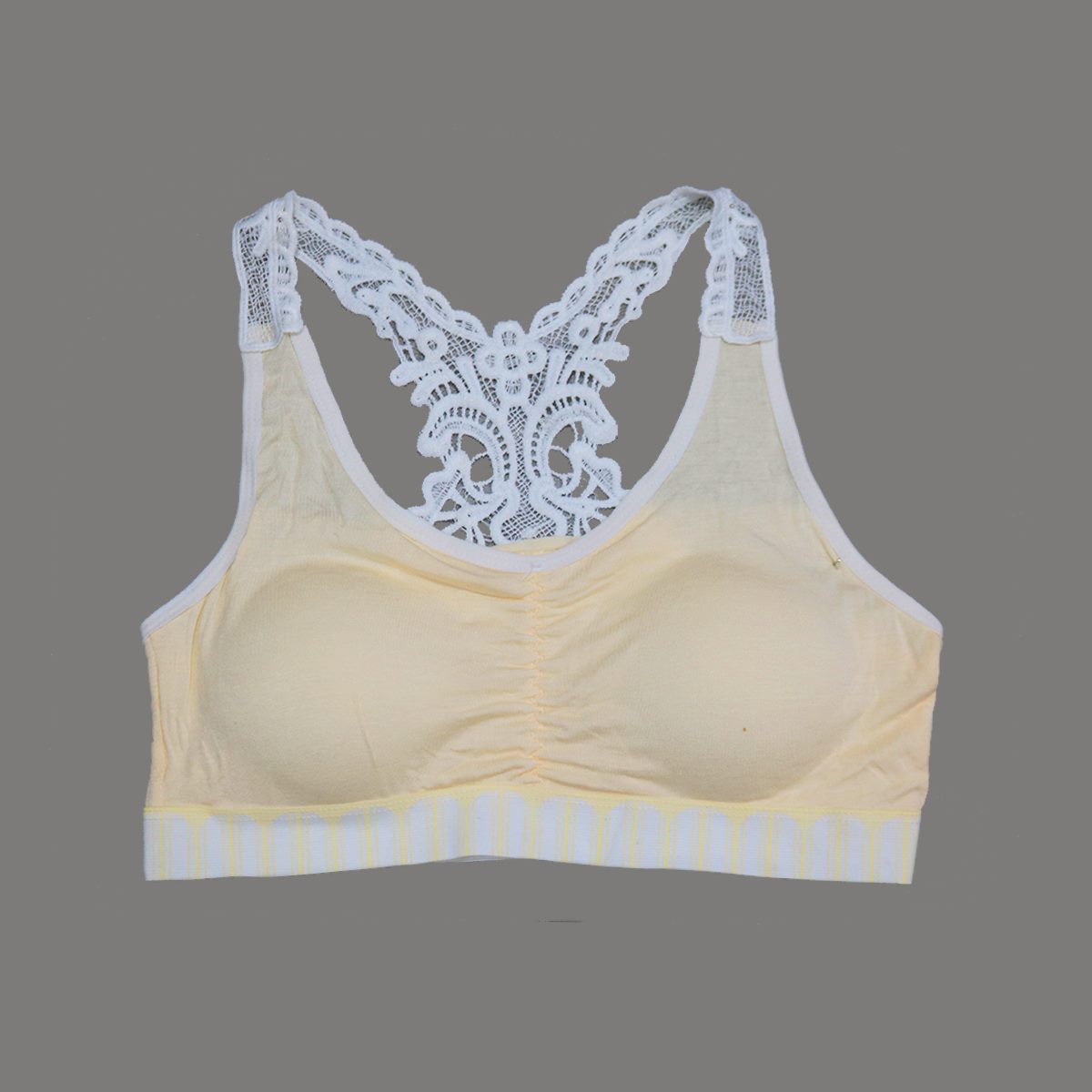 Pack Of 3 - Cotton Bra Vest For Girls Steel-Free Non Padded Bra-A25