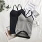 Seamless Padded High Quality Cross Back Straps Stretchable Yoga & Gym Sports Camisole