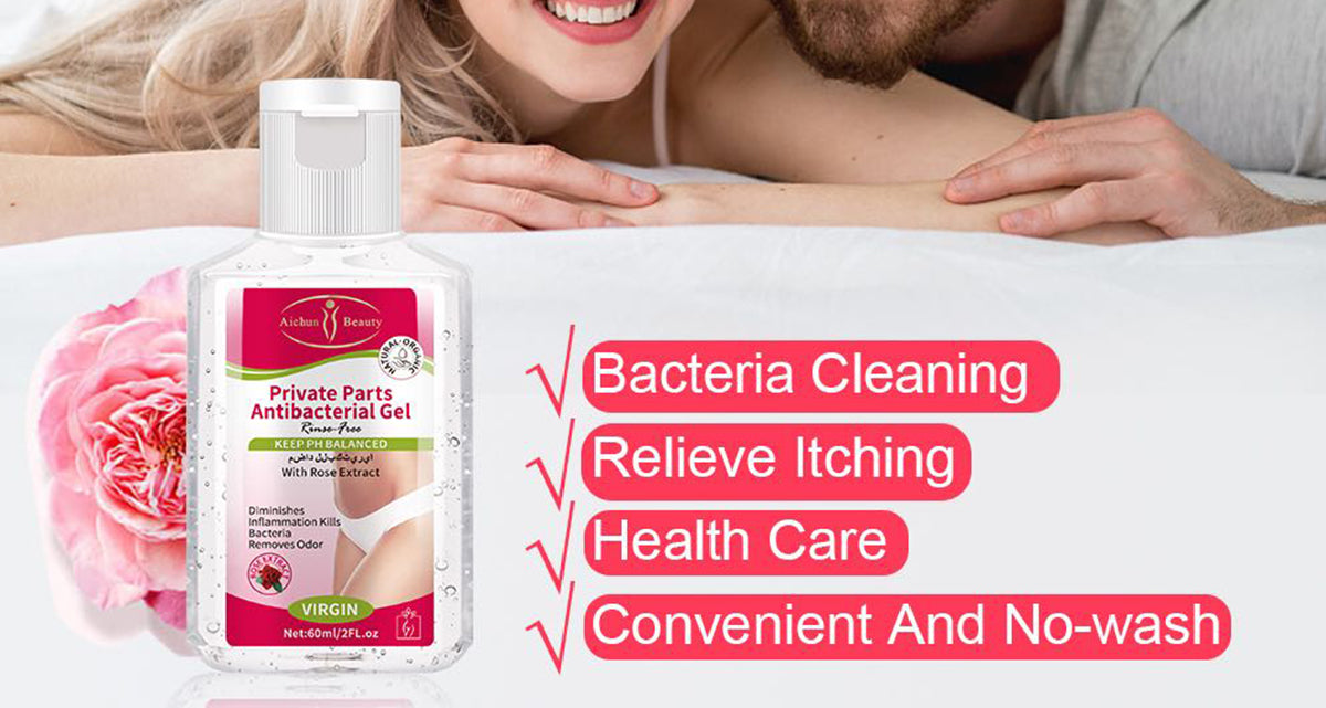 AICHUN BEAUTY Organic Cleanser Diminishes Bacteria Removes Odor Virgin Private Parts Gel With Rose Extract AC3068
