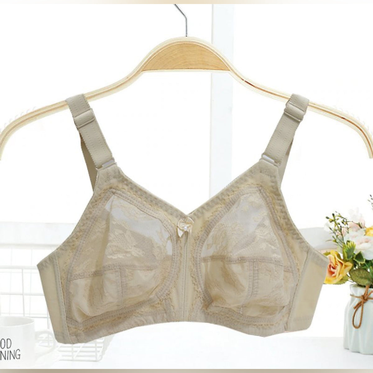 Flourish Disclosure  Non-Padded Non-Wired Full Coverage Bra Plus Size