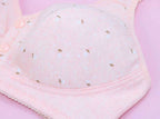 Comfortable Solid Seamless Front Button Nursing Bra-105