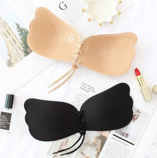 New Strapless Invisible Seamless Push Up Silicone Free Bra