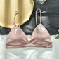 Pack Of 2 New Soft & Pure Silk Triangle Cup One Hook Padded Bra 051