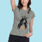 New Women Printed Comfortable Cotton Top T-Shirt For Girls