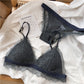 Sexy push-up  french style lace bra triangle cup lingerie  bra